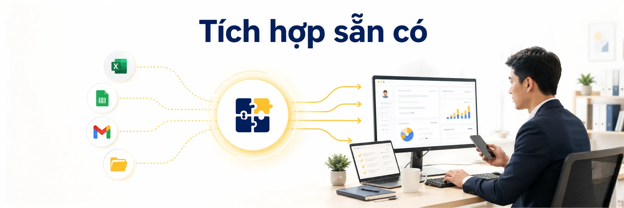 Tích hợp sẵn có