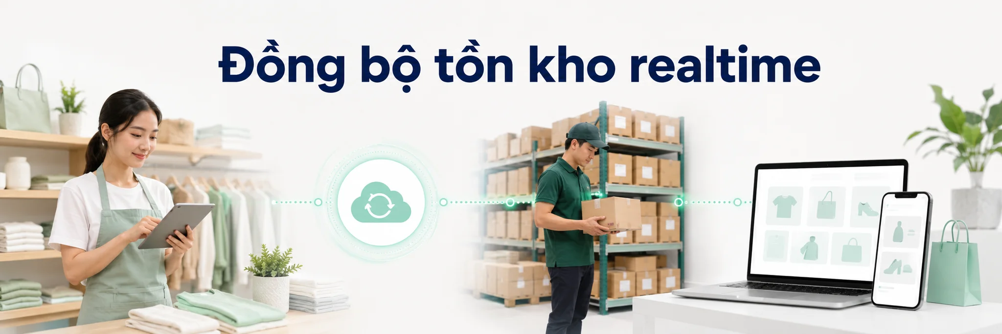Đồng bộ tồn kho realtime